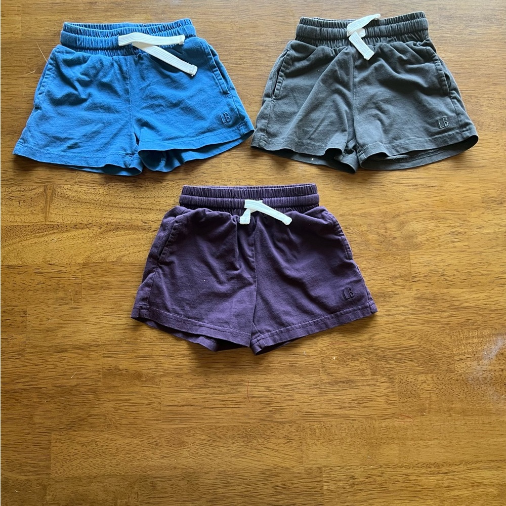 Little Bipsy Kids Shorts - Blue, Gray, Purple